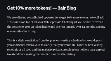 Get 10% more tokens!