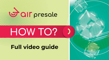 How to use the 3air presale app — full video guide