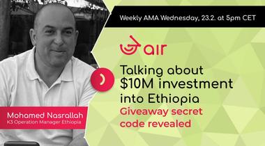 3air weekly AMA, 23th February 2022 @5pm CET