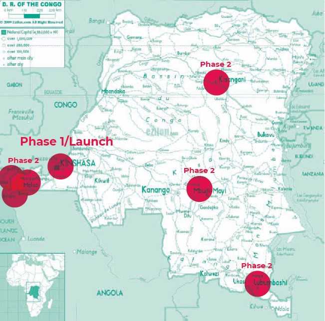 DRC internet coverage map K3